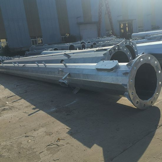 10-110kv Hot-DIP Galvanized Electric Transmission Line Steel Tubular Pylon Monopole Mast Tower - Image 4