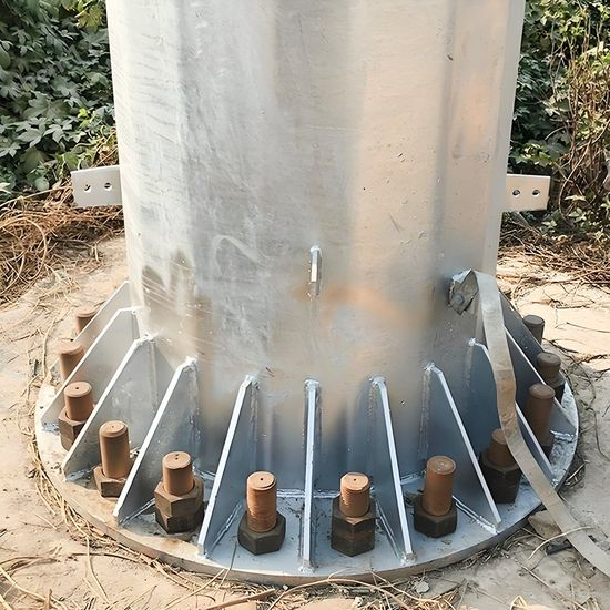 10-110kv Hot-DIP Galvanized Electric Transmission Line Steel Tubular Pylon Monopole Mast Tower - Image 6